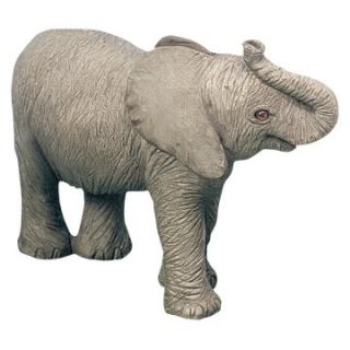 Sandicast Small Size African Elephant Calf Sculpture   Garden Statues