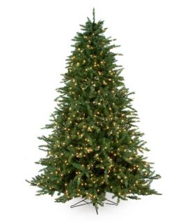 Layered Highlands Pine Pre lit Christmas Tree   Christmas
