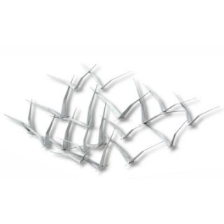 Fox Hill Trading Iron Werks Seagulls Metal Wall Sculpture   50W x 27.5H in.   Wall Sculptures and Panels