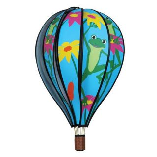 Premier Designs 22 in. Hot Air Balloon Frogs Wind Spinner   Wind Spinners