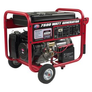 All Power 7500W 389 CC Generator Electric Push Start with Wheel Kit and Battery   Equipment
