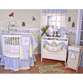 Brandee Danielle Round Sammy 4 Piece Crib Bedding Set   Baby Bedding Sets