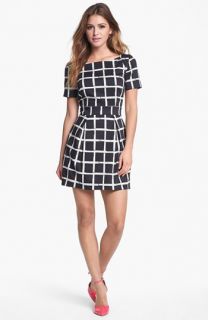 French Connection Print Fit & Flare Dress