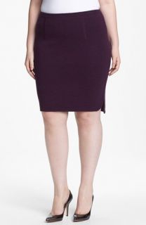 Eileen Fisher High/Low Wool Skirt (Plus Size)
