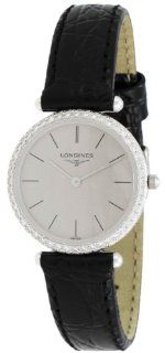 Longines La Grande Classique Agassiz 18kt White Gold & Diamond Womens Watch Grey Dial L4.191.7.72.2 Watches