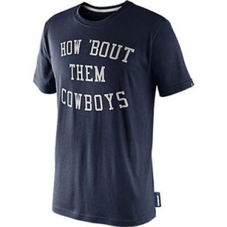 Nike Dallas Cowboys Culture Tri Blend T Shirt   Navy Blue