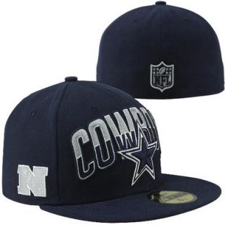 New Era Dallas Cowboys 59FIFTY 2013 Draft Fitted Hat   Navy Blue