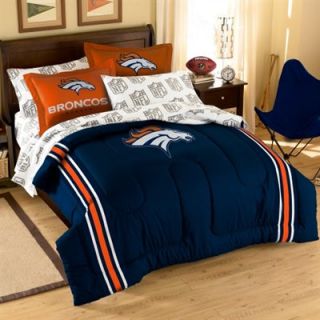 Denver Broncos 7 Piece Full Size Bedding Set
