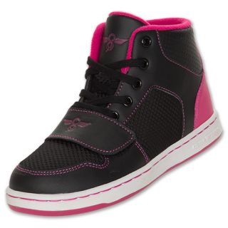 Creative Recreation Cesario Preschool Shoes  Black/Hot Pink/White