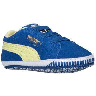 PUMA Suede Crib   Boys Infant   Basketball   Shoes   Monaco Blue/Sunny Lime
