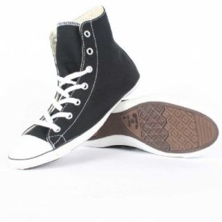 Converse Acoustic Light Womens Hi Top Shoes in Black/White, Size 9.5 B(M) US Womens , Color Black/White Shoes