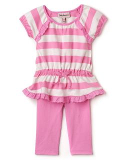 Juicy Couture Infant Girls' Yarn Dyed Stripe Top & Spandex Leggings   Sizes 3 24 Months's