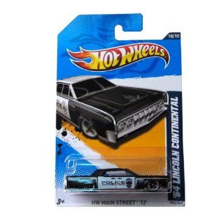 2012 Hot Wheels   '64 Lincoln Continental Police (170/247) Toys & Games
