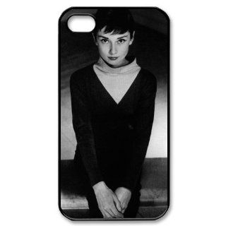 Audrey Hepburn Beautiful Picture Elegant Princess Iphone 4,4s Case Plastic New Back Case Cell Phones & Accessories