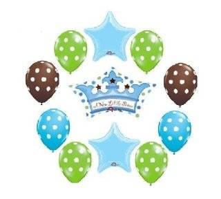 BABY SHOWER BALLOONS party supplies PRINCE WELCOME 