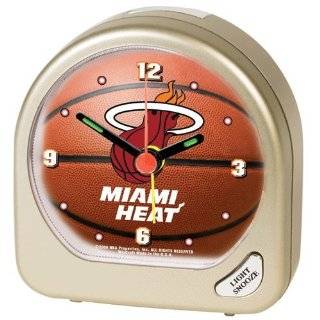Miami Heat Travel Alarm Clock  