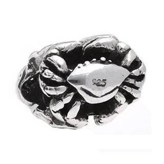 Authentic SILVERADO Beach Crab 925 Sterling Silver Bead fits European Charm Bracelet Jewelry