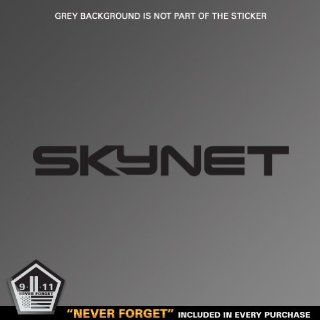(2x) 5" Skynet Terminator Cyberdyne Logo Sticker Vinyl Decals Automotive