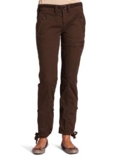 Calvin Klein Jeans Women's Zip Crop Pant, Slate Brown, 6 Clothing