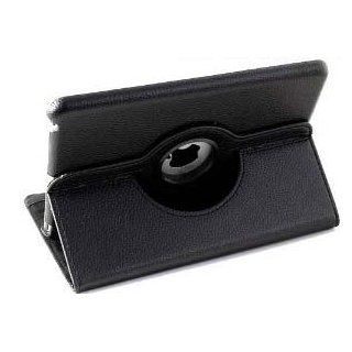 MegaGear 360 Degrees Rotating Stand Leather Smart Cover Case for iPad Mini/New iPad 7.85 inch Tablet(Black) Computers & Accessories