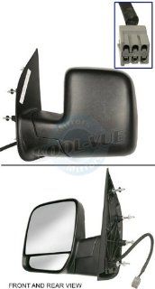 Discount Starter and Alternator 1886PL Ford E Series Vans Driver Side Replacement Mirror Power Non Heated Manual Folding Automotive