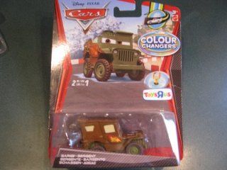 International Edition Disney / Pixar CARS Movie 155 Die Cast Car Color Colour Changers Sarge Toys & Games