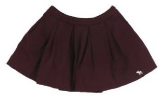 Abercrombie & Fitch Women's Pleated Jersey Mini Skirt Clothing