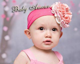Flower Baby Girl Headband Pink Hair Band Clothing
