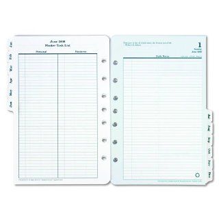 Franklin Covey 30411 Day Planner Original Dated Daily Calendar Refill, for 2009, 5 1/2x8 1/2  Appointment Book And Planner Refills 