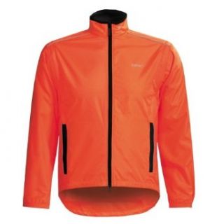 Canari Convertible Cycling Jacket   Windproof Razor Eclipse (For Men)   SOLAR ORANGE Sports & Outdoors