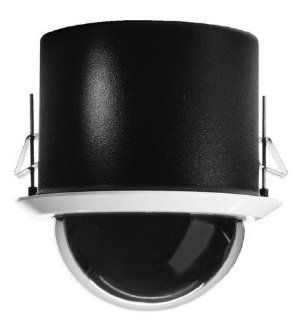 Pelco SD423 F0 Spectra(tm) IV SL 23X flush/in ceiling mount, black back box, white trim ring, and smoked bubble. NTSC. 540 TVL.  Dome Cameras  Camera & Photo