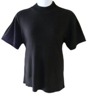 Sag Harbor Plus Size Women's Pullover Sweater (2X Plus, Black)