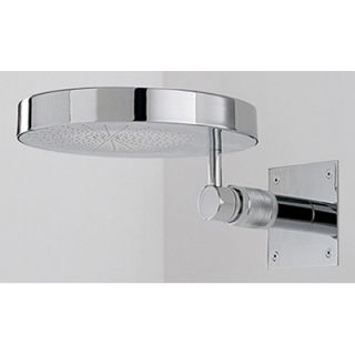whitehaus collection gesto wall mount shower head with