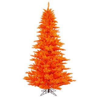 Orange Fir Artificial Christmas Tree with 250 Mini Lights