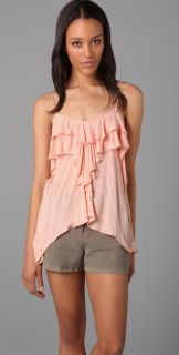 Tbags Los Angeles Ruffle Camisole