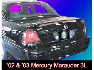 Unpainted 2003 2010 Mercury Marauder Spoiler Custom Style