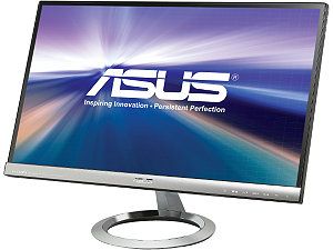ASUS MX239H Silver / Black 23" 5ms (GTG) HDMI Widescreen LED Backlight LCD Monitor, IPS Panel 250 cd/m2 80,000,000:1 Built in Speakers