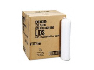Dixie                                    Plastic Lids Cold Drink Cups, 12  & 16 oz., 1200 Lids/Carton