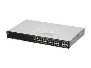 Cisco Small Business 200 Series SLM224PT NA Smart PoE Switch SF200 24P