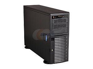 SUPERMICRO SuperChassis CSE 743T 665B Black 4U Rackmount Server Case 665W 80PLUS Bronze 2 External 5.25" Drive Bays