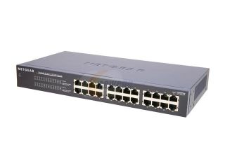 NETGEAR 24 Port 10/100 Business Class Rackmount Switch   Lifetime Warranty  (JFS524)