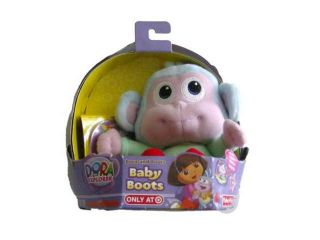 Fisher Price Dora The Explorer Baby Boots Stuffed Animal Monkey Pal