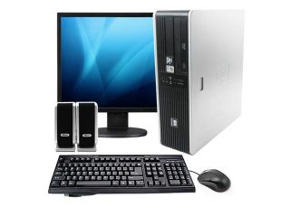 Refurbished HP 19" LCD Desktop Computer Package   Dual Core 2GB Memory, 80GB, Windows 7 Home Premium, Keyboard, Mouse, Speakers (1 Year Warranty)