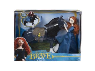Disney Pixar Brave Merida and Angus Doll Set #zCL