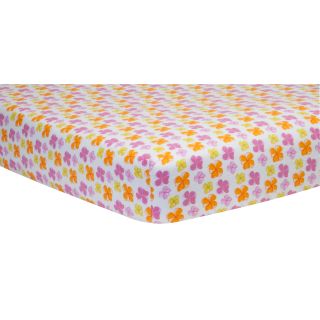 Trend Lab Flannel Crib Sheets In Floral (pack Of 2)