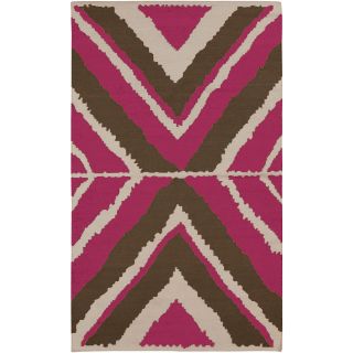 Beth Lacefield Hand woven Wool Rug (5 X 8)
