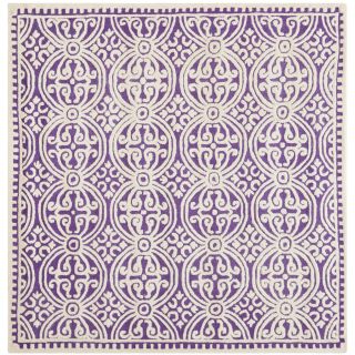 Safavieh Handmade Moroccan Cambridge Purple Wool Rug