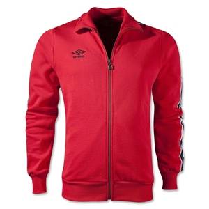 Umbro Fleece Taped Track Jacket (Red)