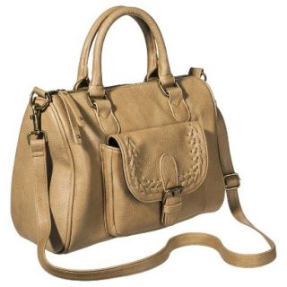 Mossimo Satchel Handbag with Removable Crossbody Strap   Tan