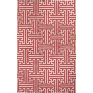 Smithsonian Woven Wonboyn Red Wool Rug (2 X 3)